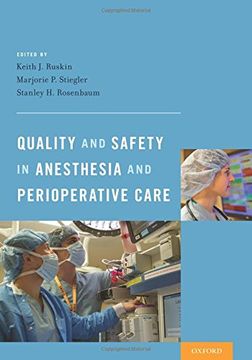portada Quality and Safety in Anesthesia and Perioperative Care (en Inglés)