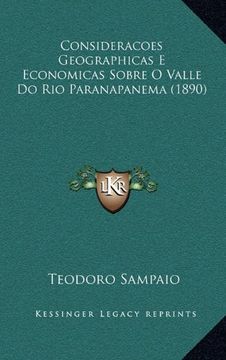portada Consideracoes Geographicas e Economicas Sobre o Valle do rio (en Portugués)