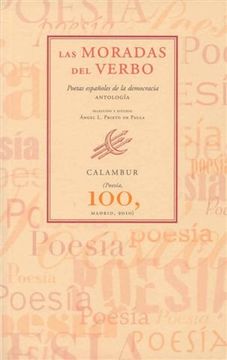 portada Las Moradas del Verbo: Poetas Españoles de la Democracia (Antología) (Calambur Poesía) (in Spanish)