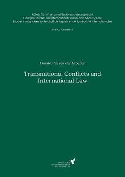 portada Transnational Conflicts and International Law (en Inglés)