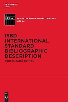 portada Isbd: International Standard Bibliographic Description (Ifla Bibliographic Control) (en Inglés)