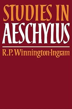 portada Studies in Aeschylus (Cambridge Paperback Library) (en Inglés)