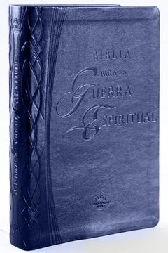 portada Rvr 1960 Biblia Para La Guerra Espiritual Azul Con Índice / Spiritual Warfare B Ible, Blue Imitation Leather with Index