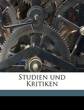 portada Studien Und Kritiken (en Alemán)