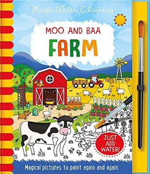 portada Moo and baa - Farm, Mess Free Activity Book (en Inglés)