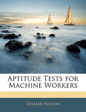 portada aptitude tests for machine workers (en Inglés)