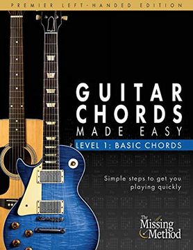 portada Left-Handed Guitar Chords Made Easy, Level 1: Basic Guitar Chords (Volume 1) (en Inglés)