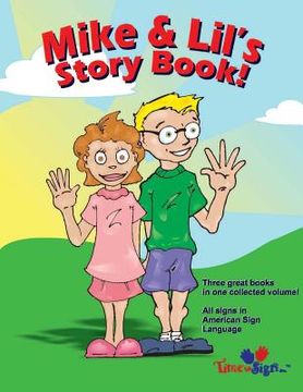 portada Mike and Lil's Story Book: 3 Great Stories Coloring Book (in English)