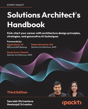 portada Solutions Architect's Handbook - Third Edition: Kick-start your career with architecture design principles, strategies, and generative AI techniques