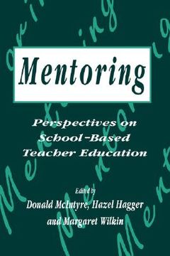 portada mentoring: perspectives on school-based teacher education (en Inglés)