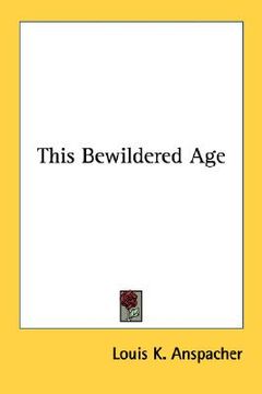 portada this bewildered age (in English)