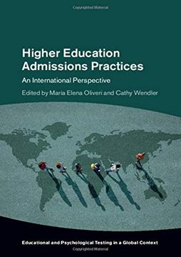 portada Higher Education Admissions Practices: An International Perspective (Educational and Psychological Testing in a Global Context) (en Inglés)
