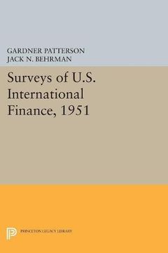 portada Surveys of U. Su International Finance, 1951 (Princeton Legacy Library) 