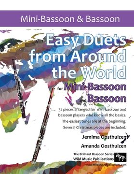 portada Easy Duets from Around the World for Mini-Bassoon and Bassoon: 32 exciting pieces arranged for two players who know all the basics. (en Inglés)
