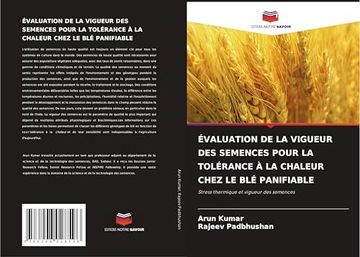 portada Évaluation de la Vigueur des Semences Pour la Tolérance à la Chaleur Chez le blé Panifiable (en Francés)