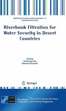 portada riverbank filtration for water security in desert countries (en Inglés)