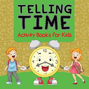 portada Telling Time Activity Books for Kids (en Inglés)