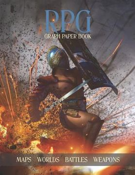 portada RPG Graph Paper Book: Role Playing Games Grid Paper, Create Your Ultimate Fantasy Maps and Worlds