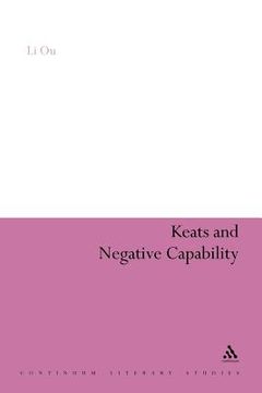 portada keats and negative capability (en Inglés)