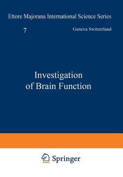 portada Investigation of Brain Function (en Inglés)