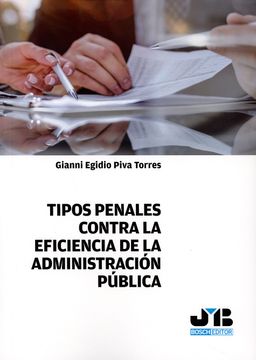 portada Tipos Penales Contra la Eficiencia de la Administracion Publica