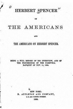 portada Herbert Spencer on the Americans (en Inglés)
