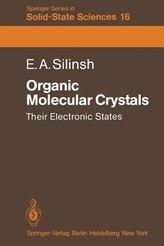 portada organic molecular crystals: their electronic states (en Inglés)