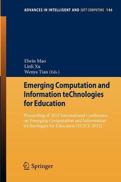 portada emerging computation and information technologies for education