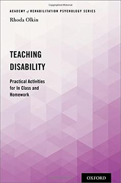 portada Teaching Disability: Practical Activities for in Class and Homework (Academy of Rehab Psych Series) 