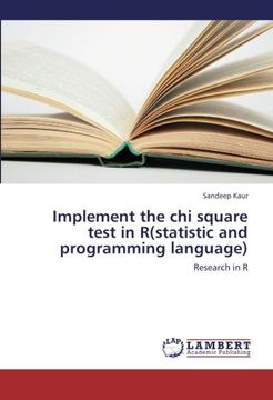 portada Implement the chi square test in R(statistic and programming language): Research in R