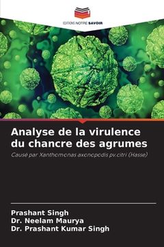 portada Analyse de la virulence du chancre des agrumes (in French)