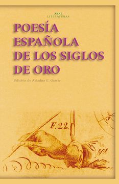 portada Poesía Española de los Siglos de oro