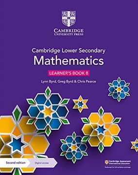 portada Cambridge Lower Secondary Mathematics. Stages 7-9. Learner'S Book 8. Per le Scuole Superiori. Con E-Book. Con Espansione Online (Cambridge Lower Secondary Maths) (en Inglés)