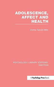 portada Adolescence, Affect and Health (en Inglés)