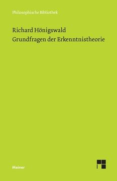 portada Grundfragen der Erkenntnistheorie (in German)