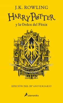 portada Harry Potter y la Orden del Fénix (edición Hufflepuff del 20º aniversario) (Harry Potter 5)