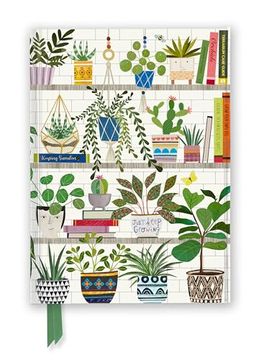 portada Georgia Breeze: Books & Plants (Foiled Journal) (Flame Tree Notebooks) (en Inglés)