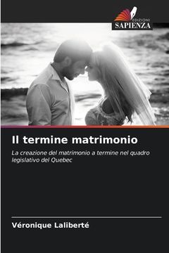 portada Il termine matrimonio (in Italian)