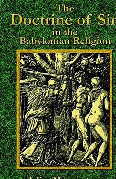 portada the doctrine of sin in the babylonian religion (en Inglés)