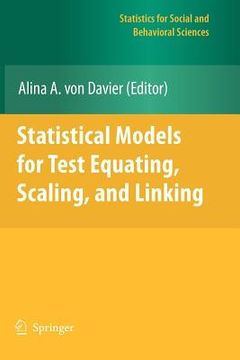 portada statistical models for test equating, scaling, and linking (en Inglés)