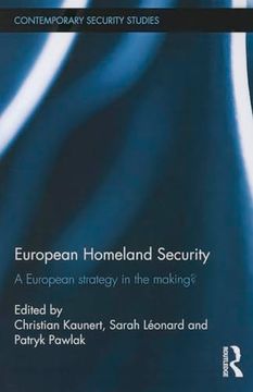 portada European Homeland Security (Contemporary Security Studies) (en Inglés)