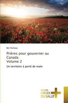 portada Prières pour gouverner au Canada Volume 2