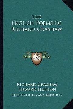 portada the english poems of richard crashaw