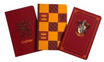 portada Harry Potter: Gryffindor Pocket Not Collection (Set of 3) (Classic) (en Inglés)