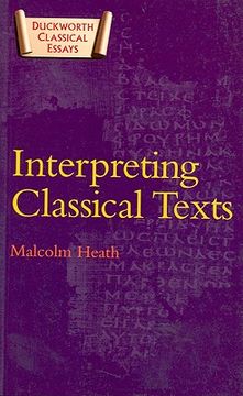 portada interpreting classical texts (en Inglés)