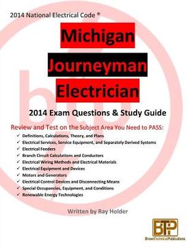 portada Michigan 2014 Journeyman Electrician Study Guide (en Inglés)