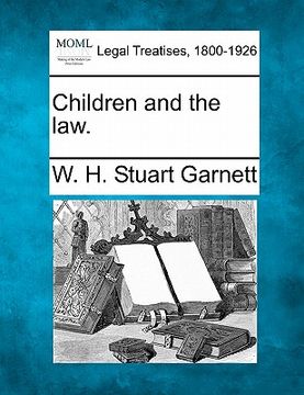 portada children and the law. (en Inglés)