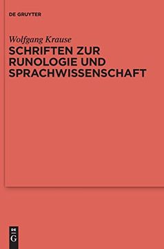 portada Schriften zur Runologie und Sprachwissenschaft. (in German)