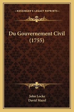 portada Du Gouvernement Civil (1755) (en Francés)