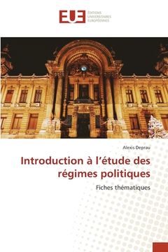 portada Introduction à l'étude des régimes politiques (en Francés)